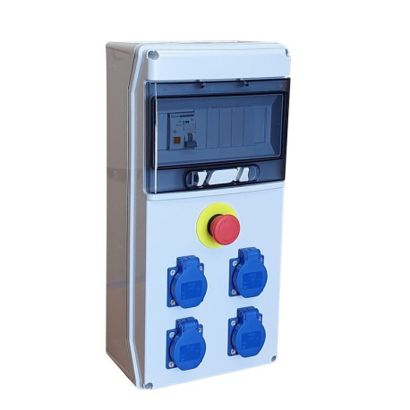 Coffret de distribution 4 PC 2P+T + AU - Digital electric 31132