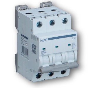 Disjoncteur 3x20A C10 kA - Digital electric 02146