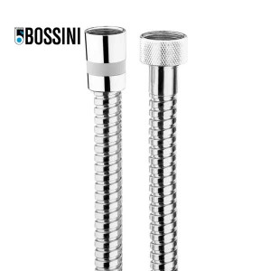 Flexible laiton 150cm double agrafage 1/2” x 1/2” FF chromé Doppia Aggraffatura - Bossini A03045C030
