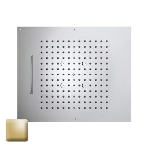Plafond de douche 3 jets et flexible or Dream - BOSSINI H389300021