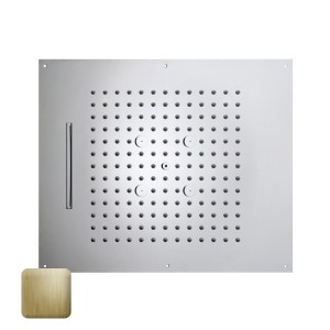 Plafond de douche 3 jets et flexible or brossé Dream - BOSSINI H389300043
