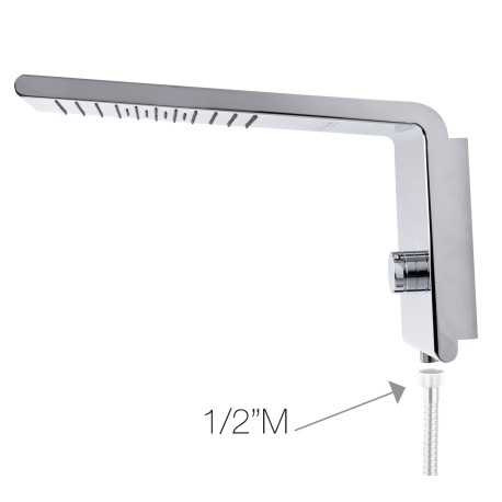 Colonne de douche 3 jets chromé Syncro-Neb - Bossini I00591030