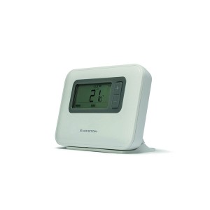 Thermostat ON/OFF programmable filaire ON/OFF classe IV à piles, régulation PID - ARISTON 3319483 