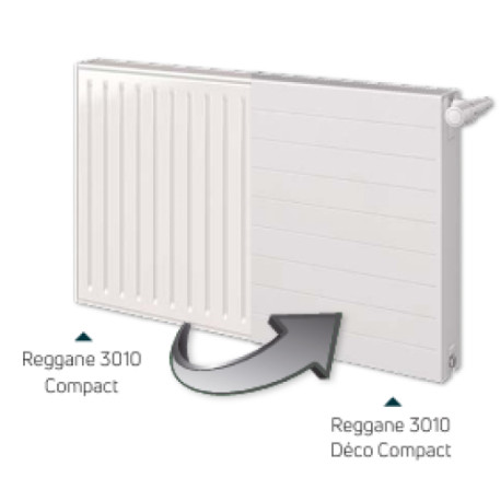 Radiateur eau chaude REGGANE 3010 Compact 653W - FINIMETAL 21K750 0400