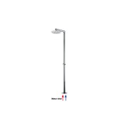 Colonne de douche pour piscine 2 robinets chromé NEK - Bossini L00383030