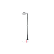 Colonne de douche extérieure à mitigeur progressif chromé Nek - Bossini L00385030