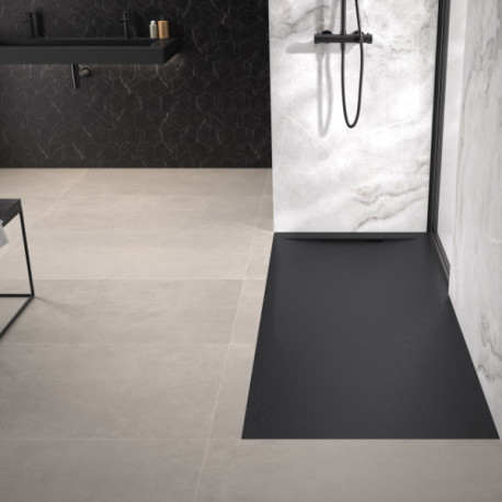 Receveur extra-plat 160x90 Kineline BPC noir - KINEDO RD2007N