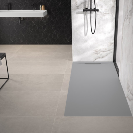 Receveur extra-plat 160x90 Kineline BPC gris pierre - KINEDO RD2007P 