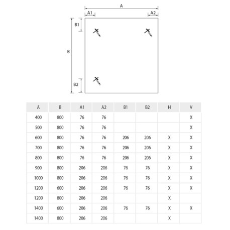 MIROIR SENA 800X800 - SALGAR 16910