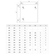 MIROIR SENA 800X800 - SALGAR 16910