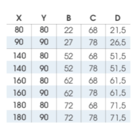 Receveur extra-plat 160x80 Kineline BPC sable - KINEDO RD2006S