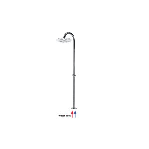 Colonne de douche extérieure à mitigeur double progressif chromé Tetis - Bossini L00391030