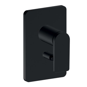 Façade douche encastree mitigeur 2 sorties black mat - CRISTINA ONDYNA BA68913 