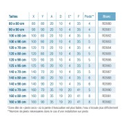 Receveur extra-plat 80x80 kineone blanc - KINEDO RD980