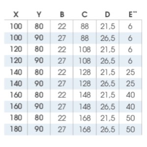 Receveur extra-plat 80x80 Kineline BPC sable - KINEDO RD320S
