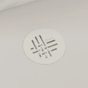 Receveur extra-plat 90X90 Kinesurf Nova lin mat - KINEDO RD1231LM