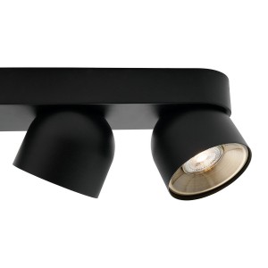 Spoterie - PITCHER - Métal - Noir -  GU10 NORDLUX 2310430103 