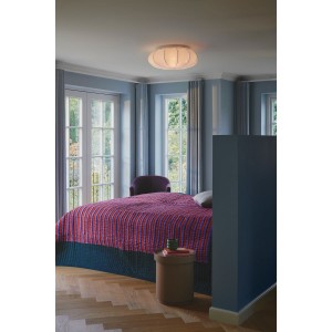 Plafonnier - AERON - Textile - Blanc -  E27 NORDLUX 2412226001 