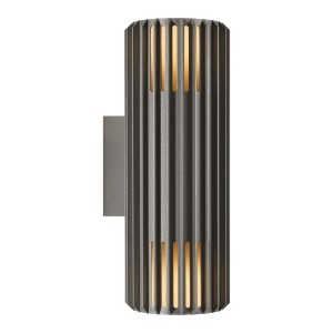 Applique murale - ALUDRA - Aluminium - Seaside anthracite -  E27 DESIGN FOR THE PEOPLE 2418121250 