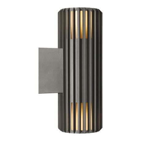 Applique murale - ALUDRA - Aluminium - Seaside anthracite -  E27 DESIGN FOR THE PEOPLE 2418121250 
