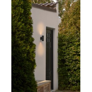 Applique murale - ARTILUS - Aluminium - Noir - GU10 NORDLUX 2418151003 