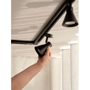 Luminaire sur rail - EIK - Aluminium - Noir - GU10 NORDLUX 2510399903 