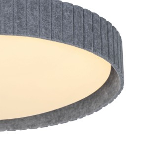 Plafonnier - CORATO -  Matière plastique - Gris - E14 NORDLUX 2512466010 