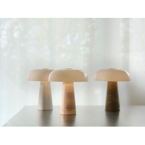Lampe à poser - GLOSSY - Marbre - Blanc - E14 DESIGN FOR THE PEOPLE 2520015001 