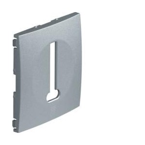 Enjoliveur pour prise télépone titane KALLYSTA - HAGER WK750T