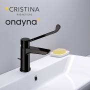 Mitigeur lavabo clinic pmr black mat - CRISTINA ONDYNA PC22113