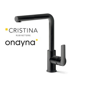 Mitigeur evier prime c3 bec orientable black mat  - CRISTINA ONDYNA PE51113 