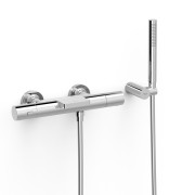 Robinet thermostatique mural pour baignoire et douche Chrome - TRES 19017428 