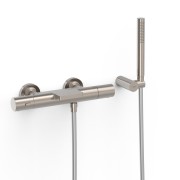 Robinet thermostatique mural pour baignoire et douche Acier - TRES 19017428AC 