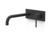 Façade mitigeur lavabo Noir mat - TRES 26230032NM 