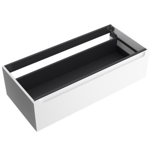 Coquette MONTERREY 1000 1 tiroir métallique WHITE COTTON 997x270x450 mm - SALGAR 96441 