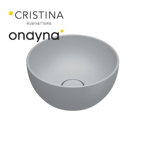 Vasque a poser tonalita diam 32 Ciment - CRISTINA ONDYNA SF32CE 