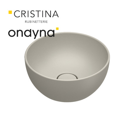 Vasque a poser tonalita diam 42*16 Sable - CRISTINA ONDYNA SF4229 