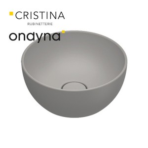 Vasque a poser tonalita diam 42*16 Taupe - CRISTINA ONDYNA SF4232 