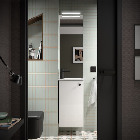 Ensemble Salle De Bains Marville 400 White Gloss - SALGAR 99150 