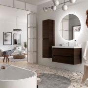 Meuble Salle De Bain Mara 1000 2 Tiroirs Avec Frein Eucalyptus Océanie 997 X 540 X 452 Mm - SALGAR 114010 