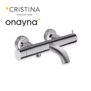 Bain douche thermostatique metal brosse - CRISTINA ONDYNA TV15777 