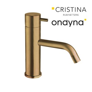 Lavabo triverde vieux bronze avec vidage up&down - CRISTINA ONDYNA TV22093 