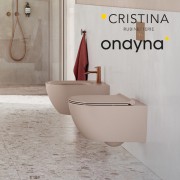 WC suspendu tonalita 55x35 Soie - CRISTINA ONDYNA WCSF5531 