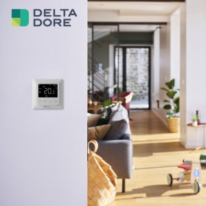Thermostat de chauffage électrique intelligent Tybox Zigbee Blanc - Delta Dore 6151059