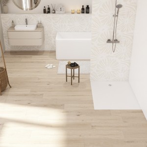 Receveur extra-plat 100X90 Kinesurf Nova Blanc anti dérapant - KINEDO RD1235AD