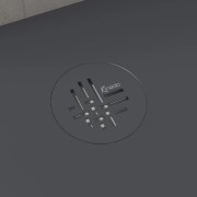 Receveur extra-plat 100X90 Kinesurf Nova Anthracite mat - KINEDO RD1235AM