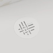 Receveur extra-plat 120X70 Kinesurf Nova Blanc anti dérapant - KINEDO RD1236AD