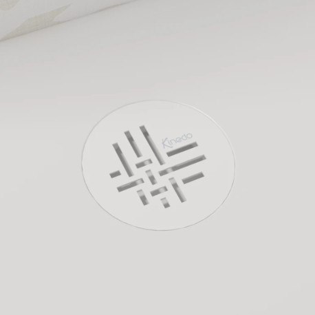 Receveur extra-plat 120X100 Kinesurf Nova Blanc anti dérapant - KINEDO RD1239AD