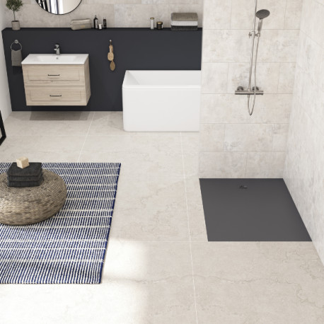 Receveur extra-plat 120X70 Kinesurf Nova Anthracite mat - KINEDO RD1236AM