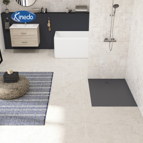 Receveur extra-plat 120X70 Kinesurf Nova Anthracite mat - KINEDO RD1236AM